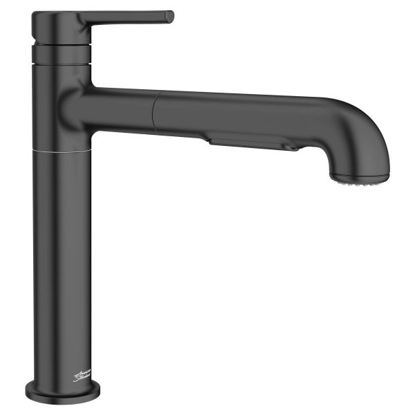 American Standard 4803100.243 Studio S Pull-Out Kitchen Faucet, Matte Black