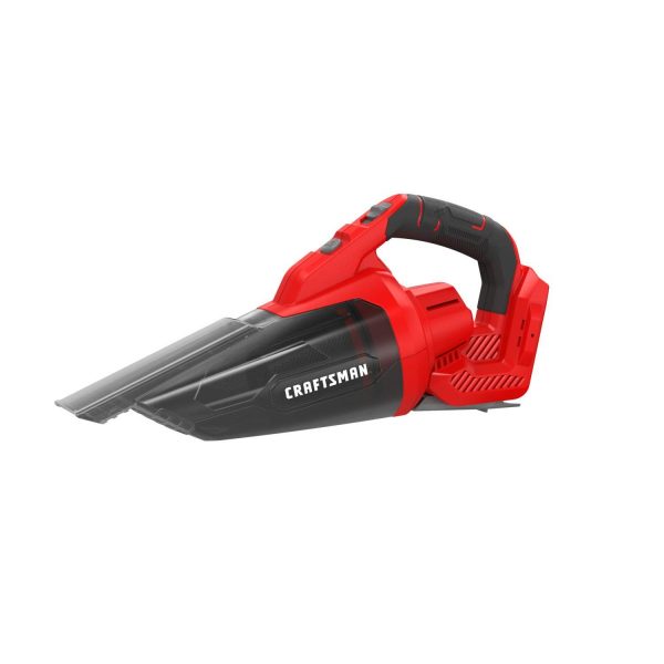 CRAFTSMAN V20 Cordless Hand Vacuum, 45 CFM, 2 Stage Filtration System with Filter, Bare Tool Only (CMCVH001B)